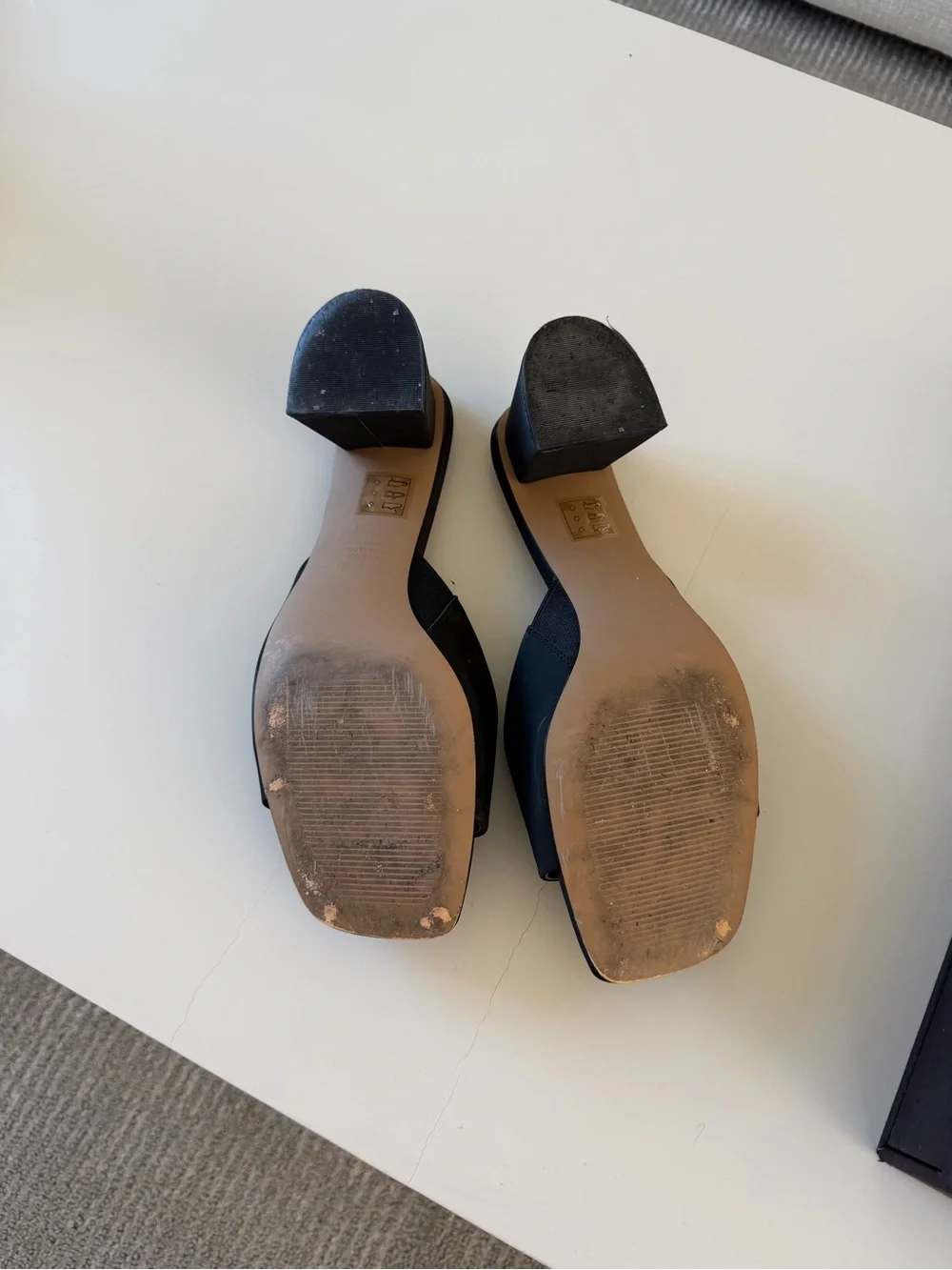 Call It Spring Black Slide Block Heel Mules - Picture 2 of 2